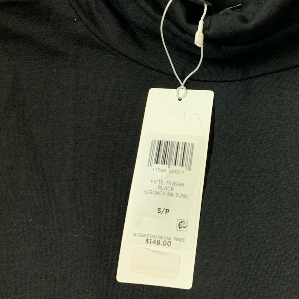NWT EILEEN FISHER High Funnel Neck Tunic - Picture 14 of 14